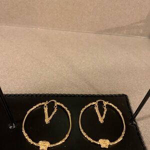 Larger Size Gold Hoop Earrings